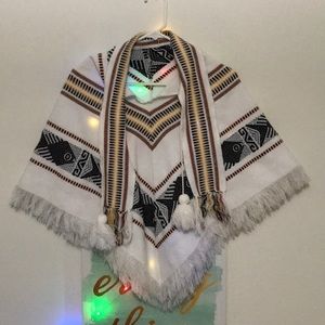 AZTEC DESIGN PONCHO